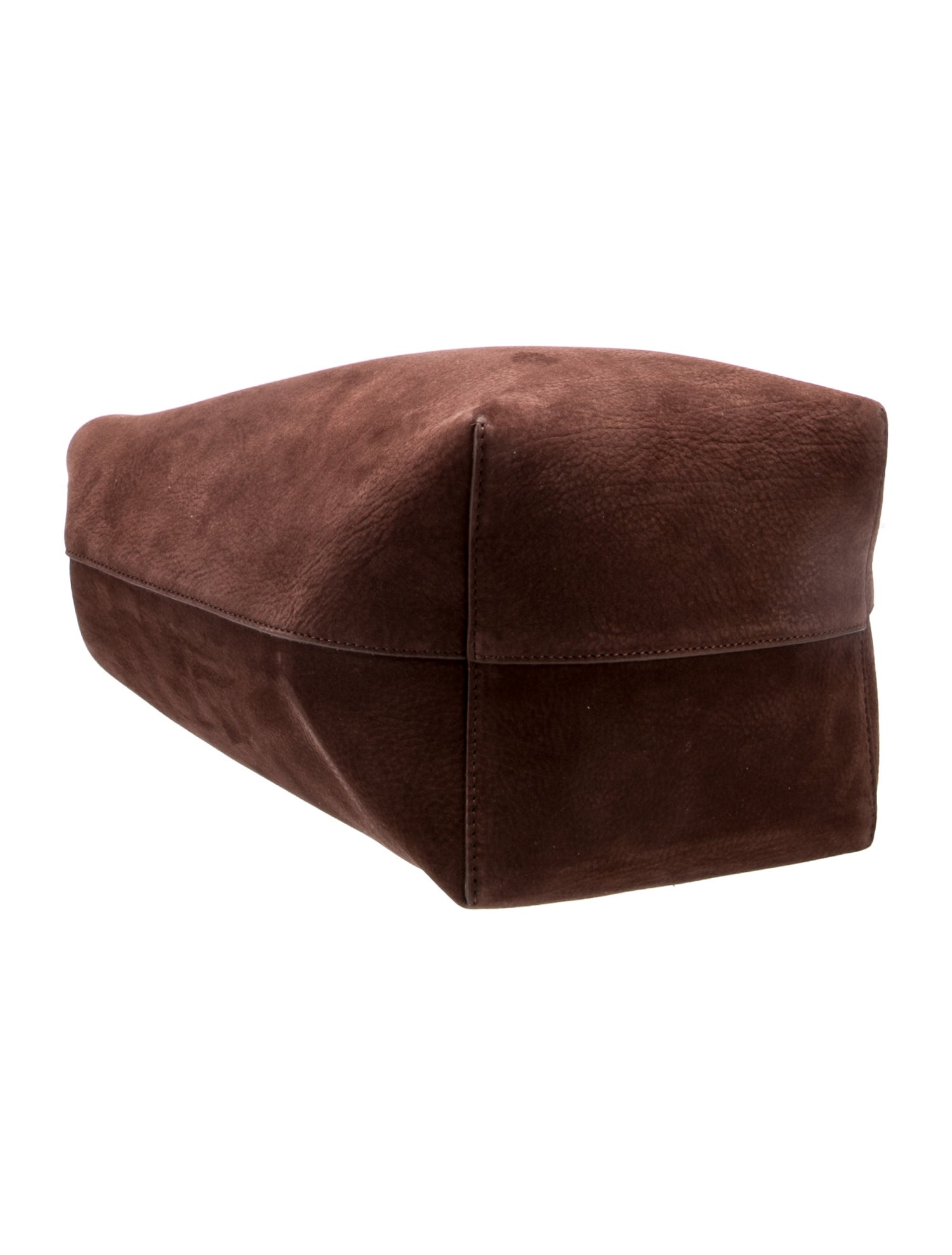 The Row Suede Bucket Bag